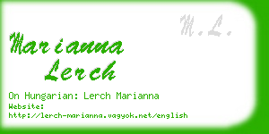 marianna lerch business card